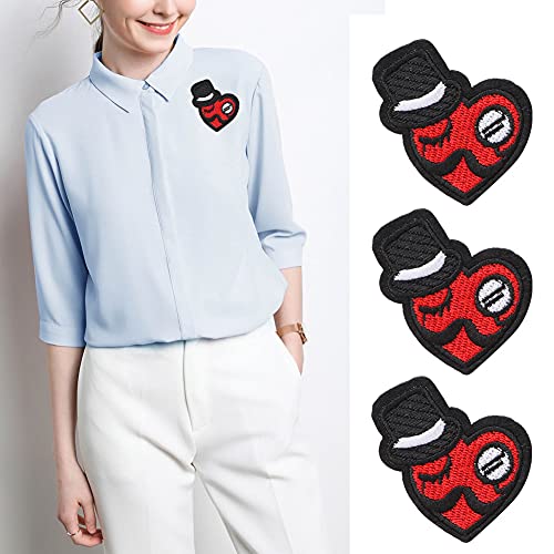 Aufnäher zum Aufnähen, vielseitig einsetzbar, ideal für Jeans, Hüte, Bastelarbeiten mit einzigartigem Design, aus strapazierfähigem Material (#7) von Acouto