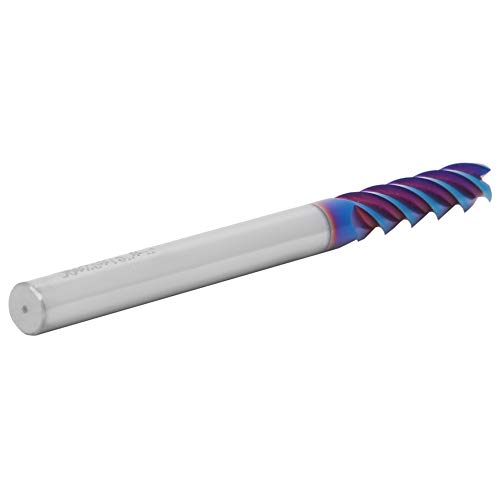 Beschichtetem Frässchneider HRC65 ° 4 Flöten Wolfram Stahl Flat CNC End Mill 6 Mm Mahlen Cutter Maschinenmaschine Wolframst usw. Rauen Ideal (6 * 25 * 6d*75l) von Acouto