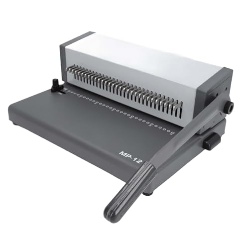 Bindungsmaschine 30 Loch 5,5 Mm Durchmesser 2, Mm 4, 6, Ränder Spiralspulenmaschine für Buchstabenpapier Bindungsmaschinenspiral Spulenbindung Machi Maßgeschneiderte Bindung die von Acouto