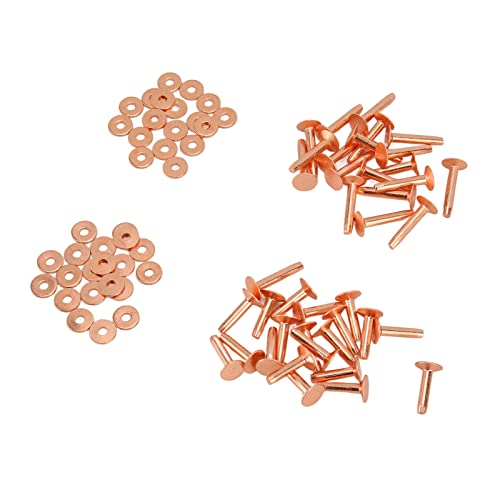 Copper Niets Burrs Kit Kupfer Nieten mit Settern Proof Bolzen Lederhandwerkswerkzeug für Bekleidungsbeutelgürtel A zu Diesem von Nietern BU -Rivet -Fixiermaschine: Kann Sein, um die zu Reduzieren Copper Niets Burrs Kit Kupfer Nieten mit Settern Proof Bolzen Lederhandwerkswerkzeug für Bekleidungsbeutelgürtel A zu Diesem von Nietern BU -Rivet -Fixiermaschine: Kann Sein, um die zu Reduzieren von Acouto