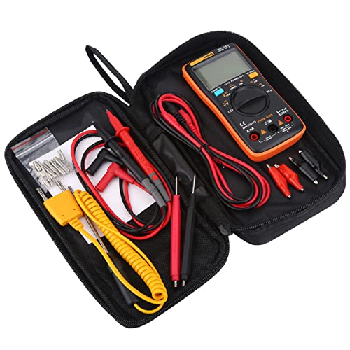 Digitaler Multimeter-Tester, AN8009 Auto Range Tester Spannungstester mit DC AC Voltmeter zum Messen von Spannung, Strom und Widerstand von Acouto