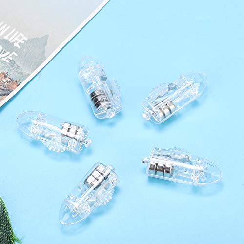 Eigenschaften 1 Das Leichtgewicht Gehäuse Ist Aus Kunststoff 100-teiliges Set LED Ballonlichter, Ballonlaternen, Leuchtende Ballons, Papierlaternen Lichter, (Rot von Acouto
