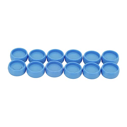 Erweiterungsscheiben, Trennscheiben aus Kunststoff, 10 mm, Pilzform, DIY, beliebige Kombination, leichtes Material, einfach zu transportieren, für Notizblöcke (hellblau) von Acouto