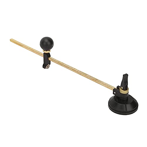 Glasschneider, 6 Rad, kreisförmiges Schneidwerkzeug mit Saugbecher für Glaszeichnungskreis, Lampe (40 cm) (60 cm/23,6 cm) von Acouto