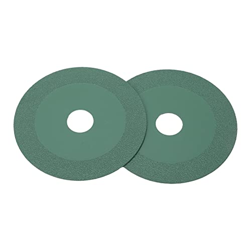 Glasschneidscheibe Schnitt Dis 2pcs Glasschneidscheibenhitze Inzwischen Säge für Fliesen Keramik Jades Dunkelblau Schnitt Verbessert Unsere Wärmeschärfe (BLACK) (dunkelgrün) von Acouto