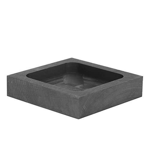 Graphit Ingot Professionell Quadrate Raffinierende Graphitgussgotform für Gold Silber B Kupfer Graphit Ingot Formgraphitgussgott Soldgraphit -Barform Soldgraphit von Acouto