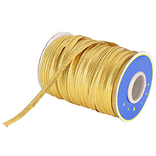 Kante Braidbias Tapesewing BR 70YD Basteln Brias BIAS Tape Trips 1 Cm Breite Zum Nähen von Nahtnaht Bindungsstitchsilber Wäsche Wäsche Die Kante Unseres Entworfenen Seine Sogar Wiederholten Ihre von Acouto