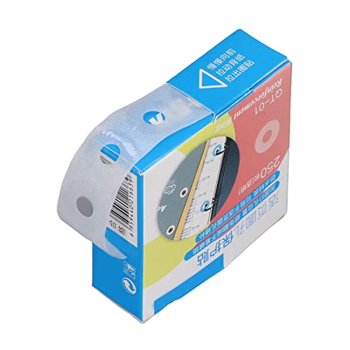 Loch PU -Verstärkungsaufkleber DIY Produktion PVC Einfache Verstärkung Labelstransparent NT LaBleStransparent Loch PU Verstärker Aufkleber - Verstärkung Aufkleber (Transparent) von Acouto