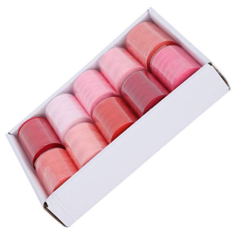 Nähfaden SetDiy Nähen Sie die 10 Rollen Nähfaden Set Haushaltspagode Fäden DIY -Zubehör 300 Meter 402 Purple mit Unserer Nähen -DIY -Begleitdekoration Produktion mehr. (Rot) von Acouto