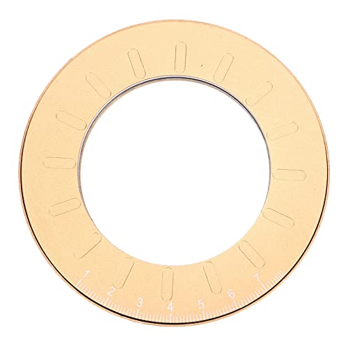 Runde Schablone, Goldener Kreis der Kreis Macht 12,5 cm Hohe Flexibilität Verstellbarer Umfang Langlebiges Metall Breite Anwendung Kreisschablone von Acouto