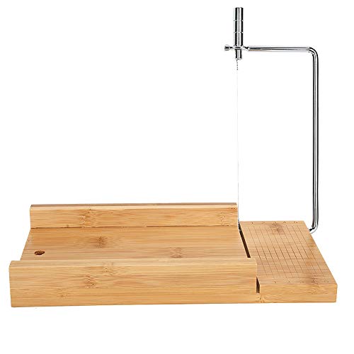 Seifenschneider, Kuchenkerzen -Schokoladenschneidwerkzeug mit Schuppen, Premium -Holzpanel, für DIY -Seifenherstellung, Kerzen und Kuchen von Acouto