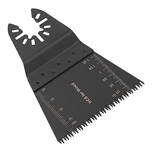 Set mit oszillierenden Sägeblättern, universal, aus Stahl, hohe Widerstandsfähigkeit, zum Schneiden von Holz und Kunststoff, 10 Klingen à 65 mm, für Maschine, professionelles Design für von Acouto
