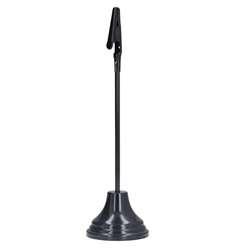 Tabellennummer Halter Bequemer Praktischer Stabiler Attraktiver Deco Photo Stand für OfficeBlack Table Number HolderCard StandPhoto Hold Zur Verwendung von DIY -Datei die (BLACK) von Acouto