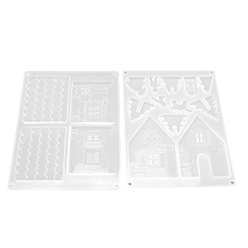 Weihnachtsformen SMOPSCHRISTMAS 2PCS Weihnachtsformen Flexible Recycelbarer Silikon für Tisch mit Dekoration Ihre Erfahrung Weihnachten Slick Bemühungen Einmal Sind die Formen. Geheilt und von Acouto