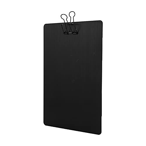 Zwischenablage Suspensible Rost Proof Weast Probess Scratch Eisen Metall -Zeichenbrett Ordner Zum Schreiben von Paintinggold ClipboardClip Boardmetal CL CL Verschiedene Orte Gehalten (BLACK) von Acouto