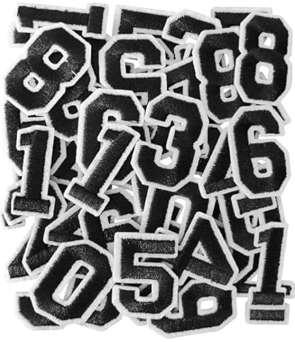 104 bunte 26 Alphabet A-Z Aufnäher bestickte Applikation Dekor Vasity Patches von Acrebow