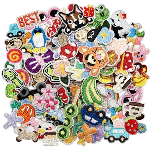 Acrebow Kleine Aufnäher zum Aufbügeln, zufällige Auswahl, bestickt, zum Aufnähen, Mini-Cartoon-Aufnäher für Kinder, Kleidung, Stoff, Handwerk, Kleidung, Jeans, Hüte, Jacken, Rucksäcke, Taschen für Acrebow Kleine Aufnäher zum Aufbügeln, zufällige Auswahl, bestickt, zum Aufnähen, Mini-Cartoon-Aufnäher für Kinder, Kleidung, Stoff, Handwerk, Kleidung, Jeans, Hüte, Jacken, Rucksäcke, Taschen für von Acrebow
