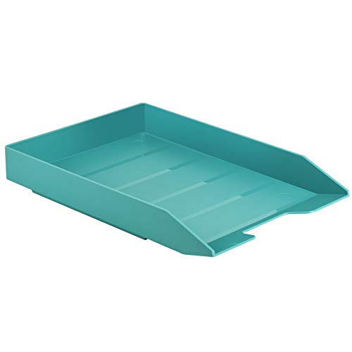 Acrimet Briefablage Stapelbar Frontlader (A4 Format) (Grün) (1 Stück) von Acrimet