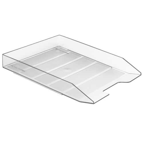 Acrimet Briefablage Stapelbar Frontlader (A4 Format) (Transparent) (1 Stück) von Acrimet