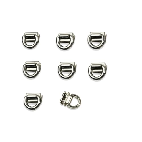 8 x Taschenverbinder aus Metall mit D-Ring, Taschenverbinder mit D-Ring, D-Ringe, 18-mm-Schnalle, mit Schrauben für DIY-Taschen, Schlüsselanhänger, Taschen, silbrig, 18mm 8 x Taschenverbinder aus Metall mit D-Ring, Taschenverbinder mit D-Ring, D-Ringe, 18-mm-Schnalle, mit Schrauben für DIY-Taschen, Schlüsselanhänger, Taschen, silbrig, 18mm von Acrylic
