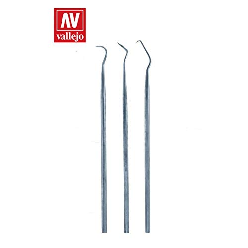 Acrylicos Vallejo Spatel-Set, 3 Stück Acrylicos Vallejo Spatel-Set, 3 Stück von Vallejo