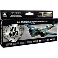 RAF Coastal Command 1939-1945 - Air War - Farbset - 8 x 17 ml von Acrylicos Vallejo