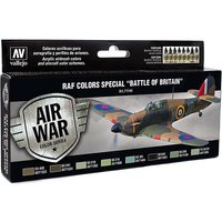 RAF Luftschlacht um England - Air War - Farbset - 8 x 17 ml von Acrylicos Vallejo