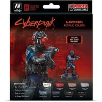 Cyberpunk Lawmen, Sgt. Suou (8 x 17 ml) von Acrylicos Vallejo