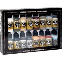 Deutsche Farben, WWII, Europaund Afrika - Farbset - 16 x 17 ml Deutsche Farben, WWII, Europaund Afrika - Farbset - 16 x 17 ml von Acrylicos Vallejo
