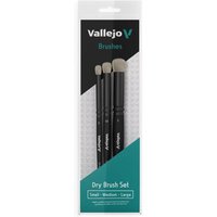 Dry Brush, Set S, M, L von Acrylicos Vallejo