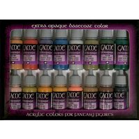 Extra dichte Farben - Farbset - 16 x 17 ml von Acrylicos Vallejo