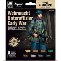 Farb-Set Wehrmacht Unteroffizier, früh (8 x 17 ml) von Acrylicos Vallejo