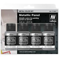 Farbset, Metall-Finish von Acrylicos Vallejo