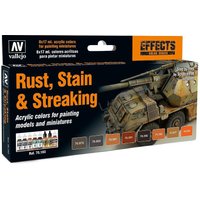 Farbset, Rost & Schmutz, 8x17ml Farbset, Rost & Schmutz, 8x17ml von Acrylicos Vallejo