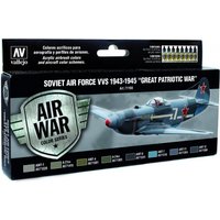 Sowjetische Luftwaffe 1943 - 1945 - Farbset - 8 x 17 ml von Acrylicos Vallejo