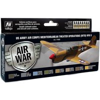 US Army Air Corps Mediterranean Theater Operations (MTO) WWII - Farbset - 8 x 17 ml US Army Air Corps Mediterranean Theater Operations (MTO) WWII - Farbset - 8 x 17 ml von Acrylicos Vallejo