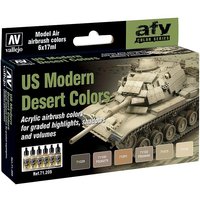 Moderne US-Wüsten-Farben - Farbset - 6 x 17 ml von Acrylicos Vallejo