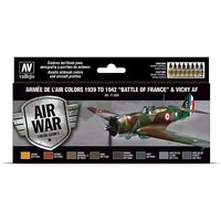 WWII Armee de l Air, 1939 - 1942 - Farbset WWII Armee de l Air, 1939 - 1942 - Farbset von Acrylicos Vallejo