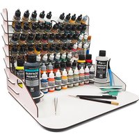 Farbständer mit Arbeitsplatte - 40 x 34,5 cm von Acrylicos Vallejo