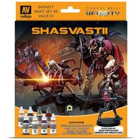 Infinity Shasvastii, Farb-Set mit Figur Infinity Shasvastii, Farb-Set mit Figur von Acrylicos Vallejo