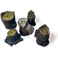 Kleine Baumstümpfe, 5 Stück von Acrylicos Vallejo