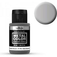 Metal Color 703 - Dunkles Aluminium, 32 ml von Acrylicos Vallejo