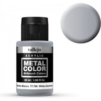 Metal Color 706 - Weißes Aluminium, 32 ml von Acrylicos Vallejo