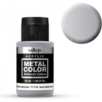Metal Color 716 - Halbmattes Aluminium, 32 ml von Acrylicos Vallejo