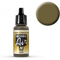 Model Air - Olivbraun (Olive Drab) - 17 ml von Acrylicos Vallejo