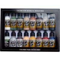 Railway Colors - Farbset - 16 x 17 ml von Acrylicos Vallejo