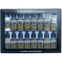 WWII German Colors - Farbset - 16 x 17 ml von Acrylicos Vallejo