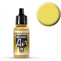 Model Air - US Gelb Innenausstattung (US Interior Yellow) - 17 ml von Acrylicos Vallejo