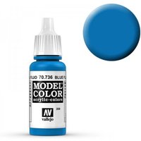Model Color - Leuchtblau (Blue Fluo) [209] von Acrylicos Vallejo