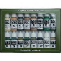 Model Color Set 09: WWII Allied Colours (16) von Acrylicos Vallejo